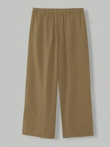 Manfinity Hypemode Pantalones casuales sueltos de hombre con bolsillo diagonal simple