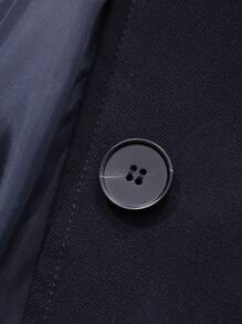 Dazy-Less 2 pièces/Set Pantalon droit ample de couleur unie décontracté pour femmes avec gilet, vêtements d'automne