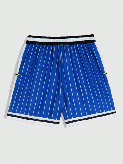 Prep Men's Basketball Casual Simple-Style Daily Wear Shorts, Football Style