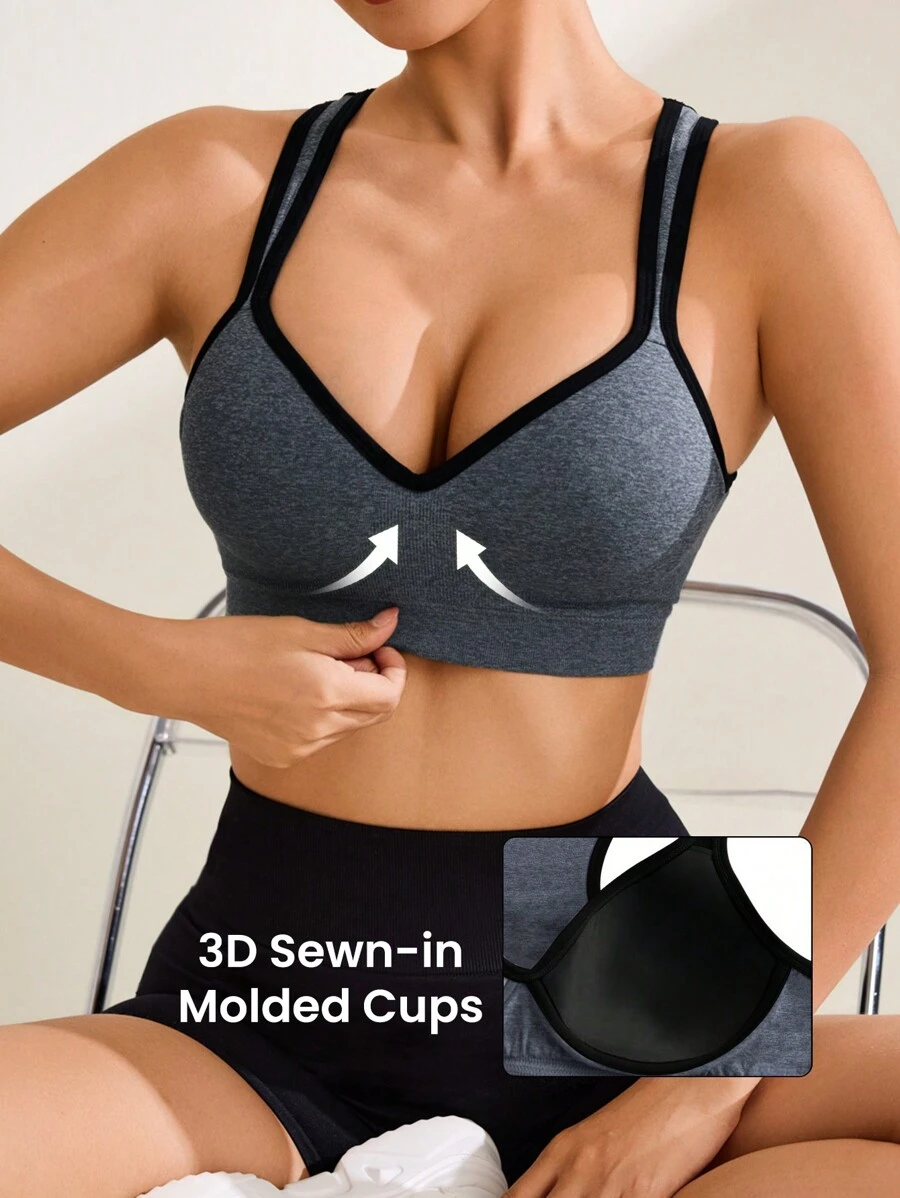 Easithlete Seamless Camisole Sports Bra For Women