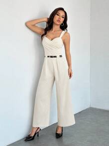 SHEIN PETITE 夏季灰白条纹针织紧身截短女士运动套装