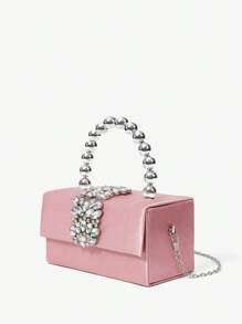 SHEIN Belle Vrouwen Crystal Decor Fashion Party/Banket Handtas