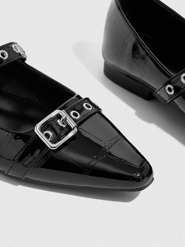 CUCCOO GRLICON Sapatos Planos Estilo Y2K para Mulheres, Adequados para Punk, Motoqueiro, Menina Descolada, Halloween, Natal, Festas