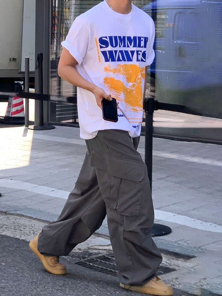 All Season Cargo Pocket Grey Men's Pants