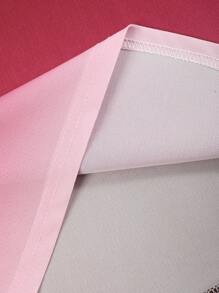 Manfinity Homme Men's Ombre Gradual Color Front Button Short Sleeve Polo Shirt, Casual Everyday Wear Polo T Shirt Men Men Polo T Shirt Polo Shirt For Men Men Shirts Polo Polo Men Shirt - Hot Pink - View 3