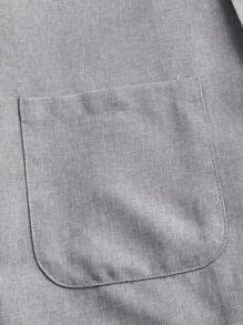 SHEIN Leap Crew 2pcs/Set Tween Boy Casual Blazer Jacket & Shorts Set, Suitable For School, Commute, Formal Occasions, Parties, Spring, Summer, Autumn, Winter - Grey - View 14