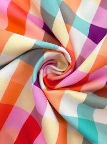 Elenzga 大码女式休闲随机印花收腰细肩带连衣裙，适合夏季、返校、毕业典礼、节日、情人节、音乐节、母亲节、万圣节、感恩节、复活节、国庆节、圣诞节、联欢晚会、约会、派对、郊游 - 彩色 - 查看 5