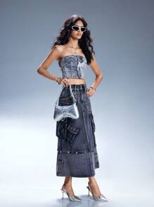 Cuccoo CUCCOO GRLICON Women's Y2K Punk Style High Heel Pumps, Suitable For Motorcycle, Cool Girl, Halloween, Christmas, Party Outfits