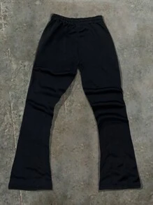 PAVTROS Men's Y2k Gothic Graphic Drawstring Waist Sports Pants, Casual Sweatpants, For Husband, Boyfriend Gifts, For Rave