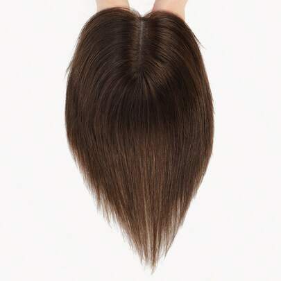 Hair Toppers for Women 100% Real Human Hair Toppers 12 Inch Hair Extensions Clip in Hair Wiglets Hair Pieces for Women with Thinning Hair to Adding Hair Volume