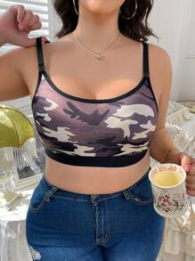 Moonlight&Mama Áo ngực cho con bú đơn giản và thời trang cỡ lớn, mặc hàng ngày - Nhiều màu - Xem 1