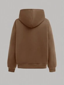 Girlism Teen Girls Casual Vintage American Graphic Print Hooded Sweatshirt And Drawstring Waist Loose Fit Cargo Pants/Wide Leg Pants 2 Pieces Set, Suitable For College, Outdoor Sports, Streetwear, Thanksgiving, New Year