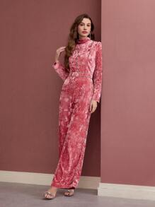 MOTF PREMIUM Mono con detalle de strass en el bolsillo - Rosa - Ver 1