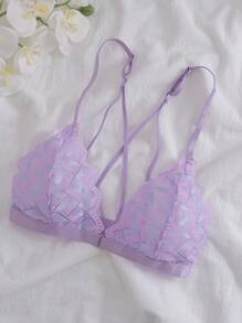 Dream Adore Ladies' Fashionable Cross Strap Sexy Lingerie Bra