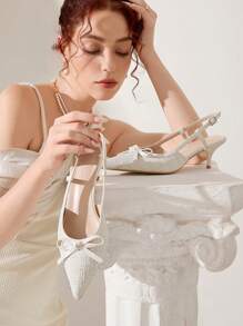 CUCCOO CHICEST 女士优雅尖头纯色高跟鞋