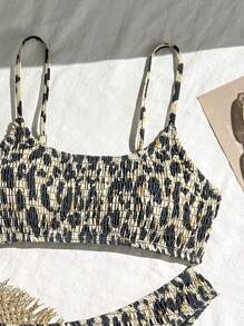 Swim Vcay Bộ bikini hở lưng họa tiết hoa nhiệt đới cho kỳ nghỉ hè trên bãi biển, tiệc tùng - Nhiều màu - Xem 3