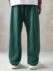 SUMWON Pantalon de survêtement unisexe, pantalon de jogging décontracté en polaire de qualité supérieure avec bords de cheville élastiques, vêtements d'entraînement pour l'automne et l'hiver