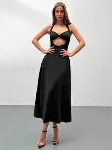 Aloruh Women's Long Casual Dress - Minimalist, Fashionable For Everyday Wear