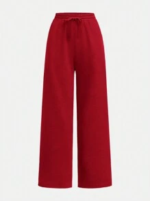 SHEIN Girlism TEENGIRL Hooded Two-Piece Set, Zip-Up Hoodie Jacket And Straight Leg Loose Pants Suit, Collegiate Sweatshirt And Sweatpants Set, Suitable For Back To School, Street, Valentine's Day, Chinese New Year