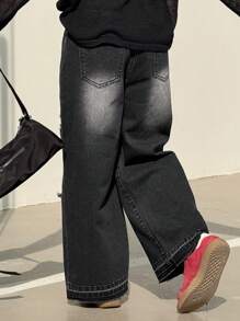 DAZY Tween Girl' Distressed Denim Jeans Fall,Winter - Black - View 7