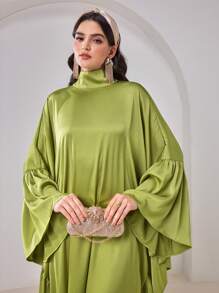 Al Najma Turkse en Arabische traditionele lange jurk voor dames, bescheiden kaftan