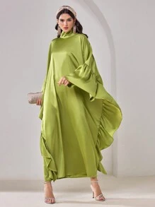 Al Najma Turkse en Arabische traditionele lange jurk voor dames, bescheiden kaftan