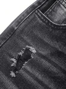 DAZY Tween Girl' Distressed Denim Jeans Fall,Winter - Black - View 4