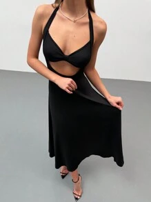 Aloruh Women's Long Casual Dress - Minimalist, Fashionable For Everyday Wear