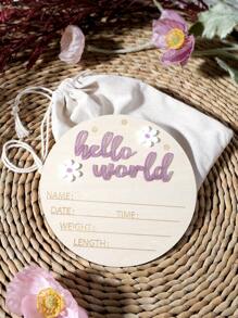 SHEIN Neugeborenen Fotografie Set, minimalistisch und modisch im lässigen Alltagsstil