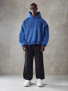 SUMWON Athletic Performance Track Pants With Side Panel Design, Elastic Waist Drawstring Jogger, Streetwear Training Workout Bottom, All-Season Active Wear - Black - View 3