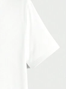 SHEIN Cottnline 100% Cotton Multi-Pack Fitted Round Neck All-Match T-Shirts - Multicolor - View 10