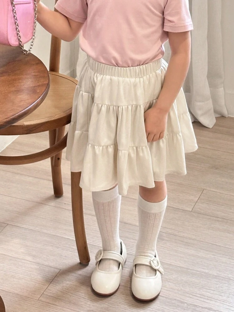 Girls Short Woven Skirt, Summer