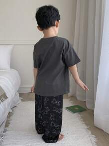 Dazy Kids Toddler Boys Home Wear, Fall Clothing - Grey - View 7