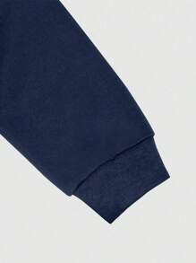 SHEIN Manfinity Dauomo Men's Striped Crew Neck Long Sleeve Casual Sweatshirt, Autumn/Winter