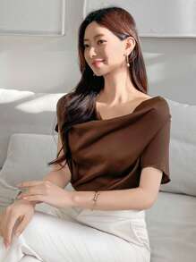 DAZY Nuova camicia estiva elegante, casual e smanicata da donna