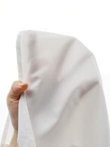 SHEIN Leap Crew Tween 女童宽松休闲花卉刺绣大领长袖衬衫