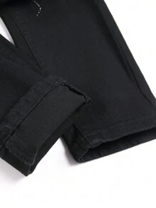Manfinity EMRG Plus Size Męskie Codzienne Proste Modne Jeansy Jeansowe