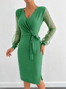 Women Plain Casual Daily Dress