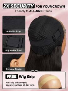 ALL READY WIG 亮点 4/27 全套假发 预漂白 预拔 预剪蕾丝 融化蕾丝 6x5 无胶波浪卷发 可穿戴闭合鲍勃假发 100% 真人头发 9AM HAIR - S4/27 - 查看 10