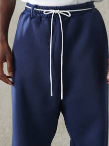 SUMWON Athletic Sweatpants Relaxed Fit Comfortable French Terry Drawstring Workout Lounge Pants With Elastic Cuffs Athletic Casual Wear Perfect For Training Gym Sports