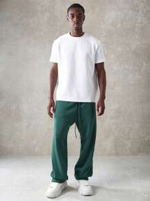 SUMWON Pantalon de survêtement unisexe, pantalon de jogging décontracté en polaire de qualité supérieure avec bords de cheville élastiques, vêtements d'entraînement pour l'automne et l'hiver
