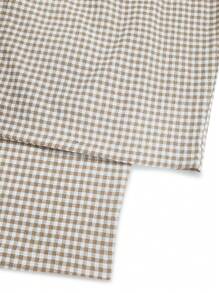 Men's Pocket Plaid Wide Leg Loose Pants - Khaki - View 6