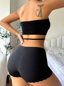 SHEIN Set de 6 piezas Bragas tipo hipster sin costuras y cómodas para mujer, ropa interior versátil para uso diario - Multicolor - Ver 7