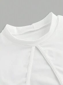 SHEIN ICON Y2K 性感镂空心形镂空短款户外上衣