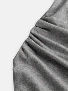 Girlism Teenager Mädchen 2-teiliges Set aus Lässig Plissee Langarm Trikot Top und Schlaghose für Zuhause und draußen, Reise Outfit Flughafen