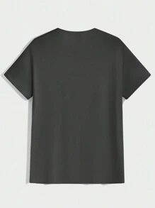 SHEIN Cottnline 100% Cotton Multi-Pack Fitted Round Neck All-Match T-Shirts - Multicolor - View 6