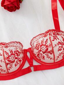 2pcs/Set Women Dark Series Sexy Lingerie Set