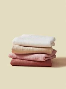 Muslin Burp Cloths Muslin Cloths Large 20''x10'' Extra Soft And Absorbent 4 Packs Baby Burping Cloth For Boys And Girls - Multicolor - View 5