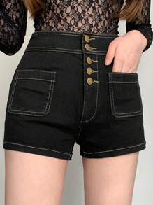 DAZY Women's Comfortable Loose Casual Denim Shorts, New Summer Design
