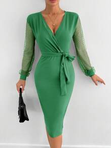 Women Plain Casual Daily Dress